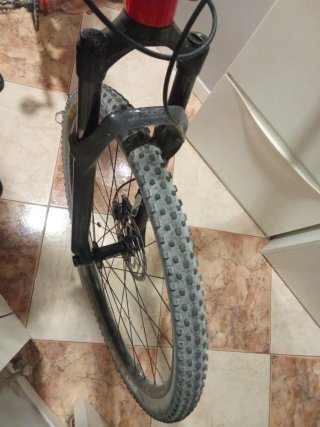 Bicicleta Trek Roja y Negra