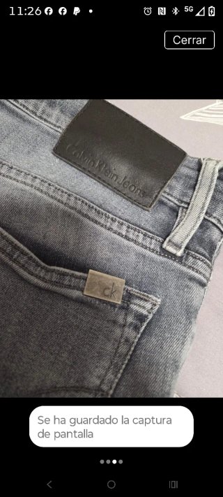 Jeans Calvin Klein grises