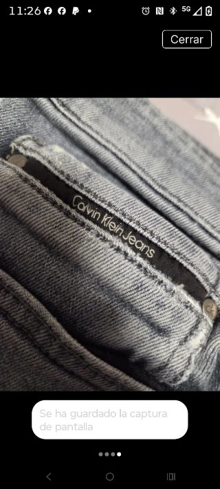 Jeans Calvin Klein grises
