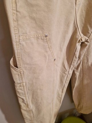 Pantalón baggy beige