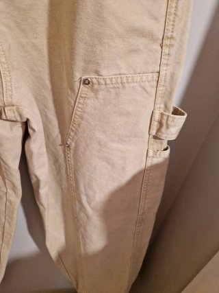 Pantalón baggy beige