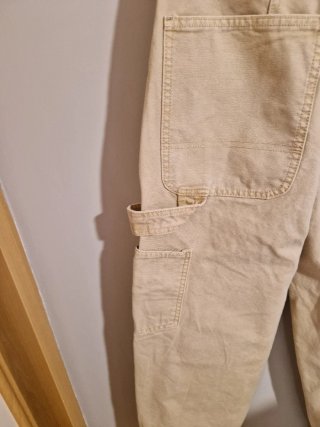 Pantalón baggy beige