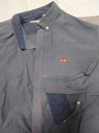 Camisa Spagnolo Gris Talla XXL
