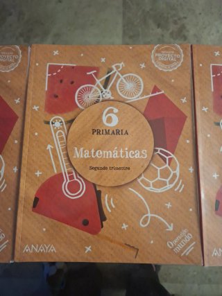 Libro Matemáticas 6 de Primaria Anaya