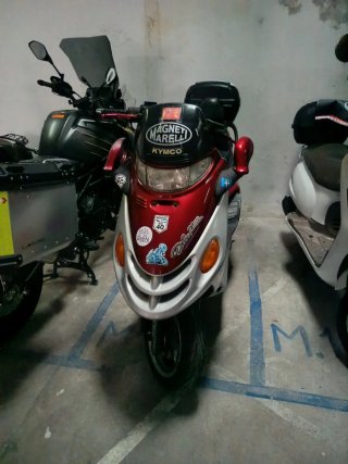 Kymco Dink 50cc Rojo/Plata