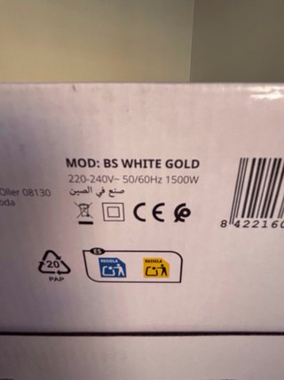 Batidora Ufesa White Gold 1500W