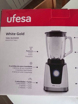Batidora Ufesa White Gold 1500W