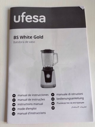 Batidora Ufesa White Gold 1500W
