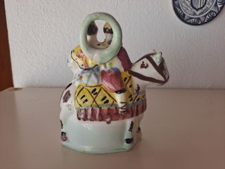 Botijo Recuerdo de Valencia a caballo