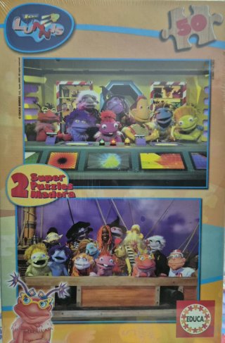 Puzzle Infantil Los Lunis 2 Puzzles Madera