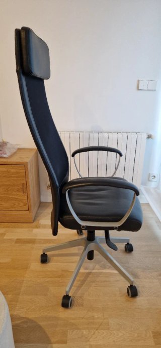 Sedia da scrivania Markus Ikea Nera
