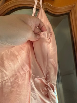 Mini abito rosa/oro