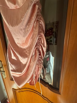 Mini abito rosa/oro