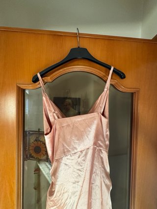 Mini abito rosa/oro