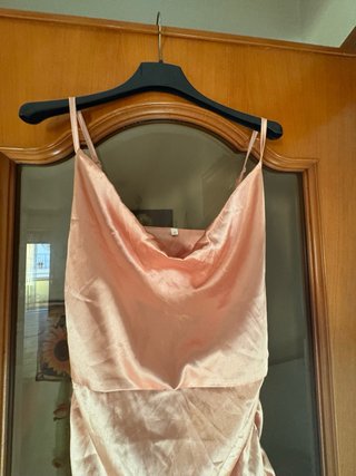Mini abito rosa/oro