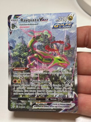 Carta Pokemon Rayquaza VMAX 218/203