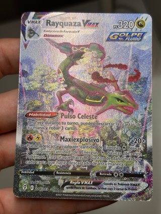 Carta Pokemon Rayquaza VMAX 218/203