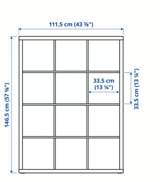 Estantería Organizador Ikea KALLAX Grande