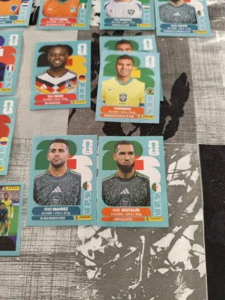 Cromos Panini Mundial 2026 repetidos