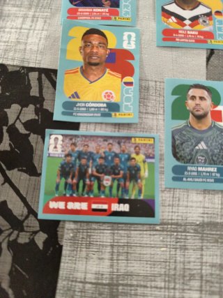 Cromos Panini Mundial 2026 repetidos