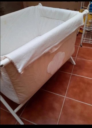Minicuna beige con nube