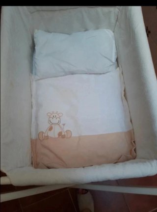 Minicuna beige con nube