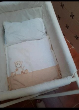 Minicuna beige con nube