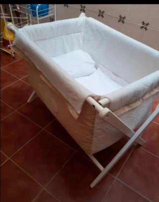 Minicuna beige con nube