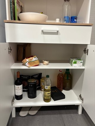 Armario auxiliar cocina blanco Leroy Merlin