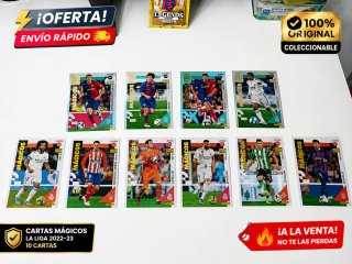 Cartas Mágicos La Liga 2022-23 (10 Cartas)