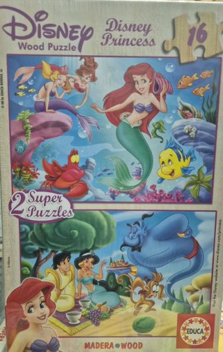 Puzzle Disney Princesas 2 en 1