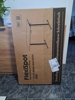 ESCRITORIO ELEVABLE FLEXISPOT BLANCO–NUEVO EN CAJA