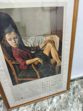 Póster Cuadro Balthus Teresa Therese Oleo Lienzo