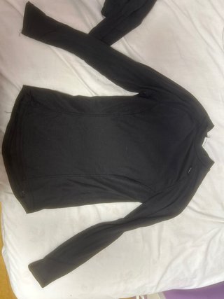 Camiseta térmica mujer negra