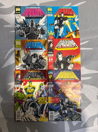 El origen de la maquina de guerra - Comic Marvel