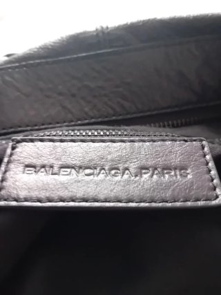 Borsa Balenciaga Weekender Vintage Pelle Nera