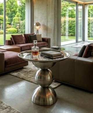 Tavolino Nembula Design Inox