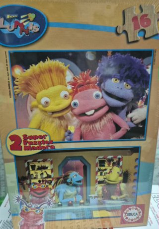 Puzzle Infantil Los Lunnis 2 Puzzles Madera
