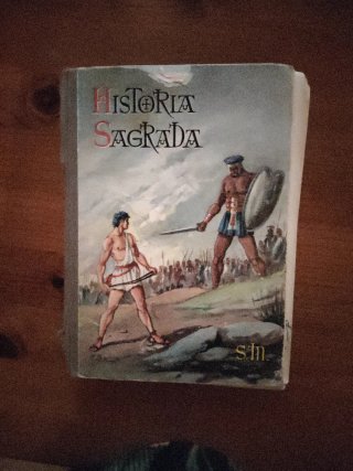 Historia sagrada libro de los años 60