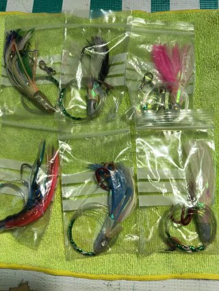 Pluma de pesca para curricán