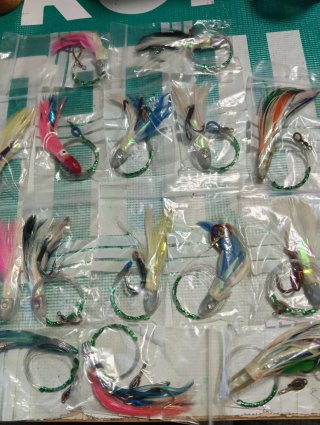 Pluma de pesca para curricán