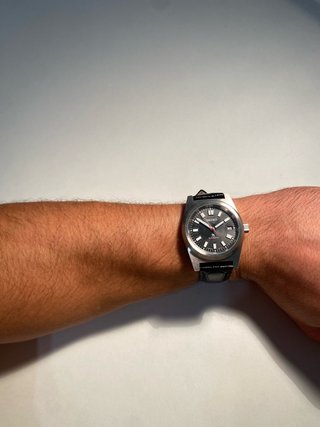 Orologio Seiko Mod Vintage Nero/Argento