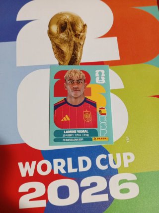 Lamine Yamal Cromos Mundial 2026