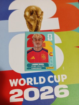 Lamine Yamal Cromos Mundial 2026