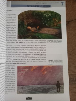 Història de l'art, Batxillerat