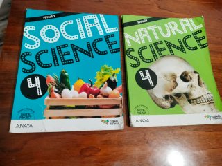 Libros de natural y social de 4de primaria