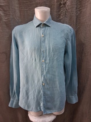 Camicia Uomo Xacus Lino Taglia XL