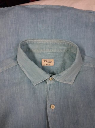 Camicia Uomo Xacus Lino Taglia XL