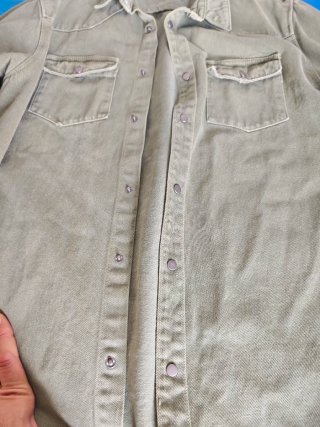Sobrecamisa Zara Verde Talla L