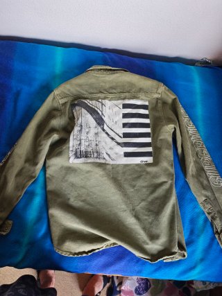 Sobrecamisa Zara Verde Talla L